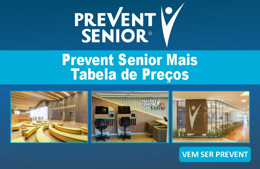 Tabela de Preços Prevent Senior Mais Ma+s Rio de Janeiro e Niterói 2026 - Plano de Saúde Individual